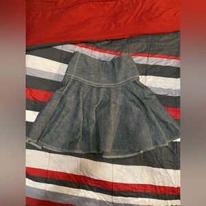 Rag & Bone Denim Flare Skirt - Size 0